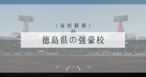 徳島 高校野球 強豪