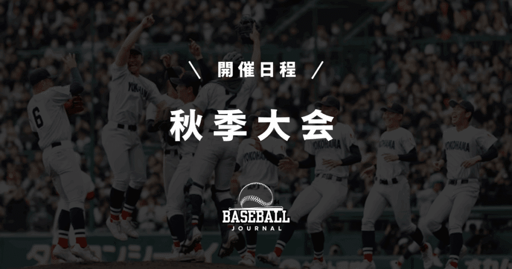 高校野球 秋季大会