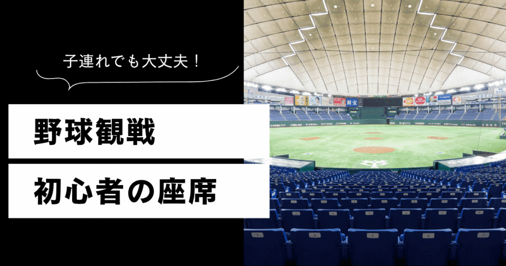 野球観戦 初心者の座席
