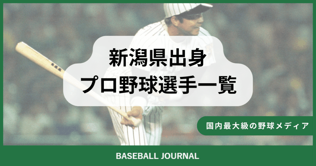 新潟県出身 プロ野球選手