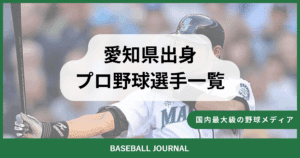 愛知県出身 プロ野球選手